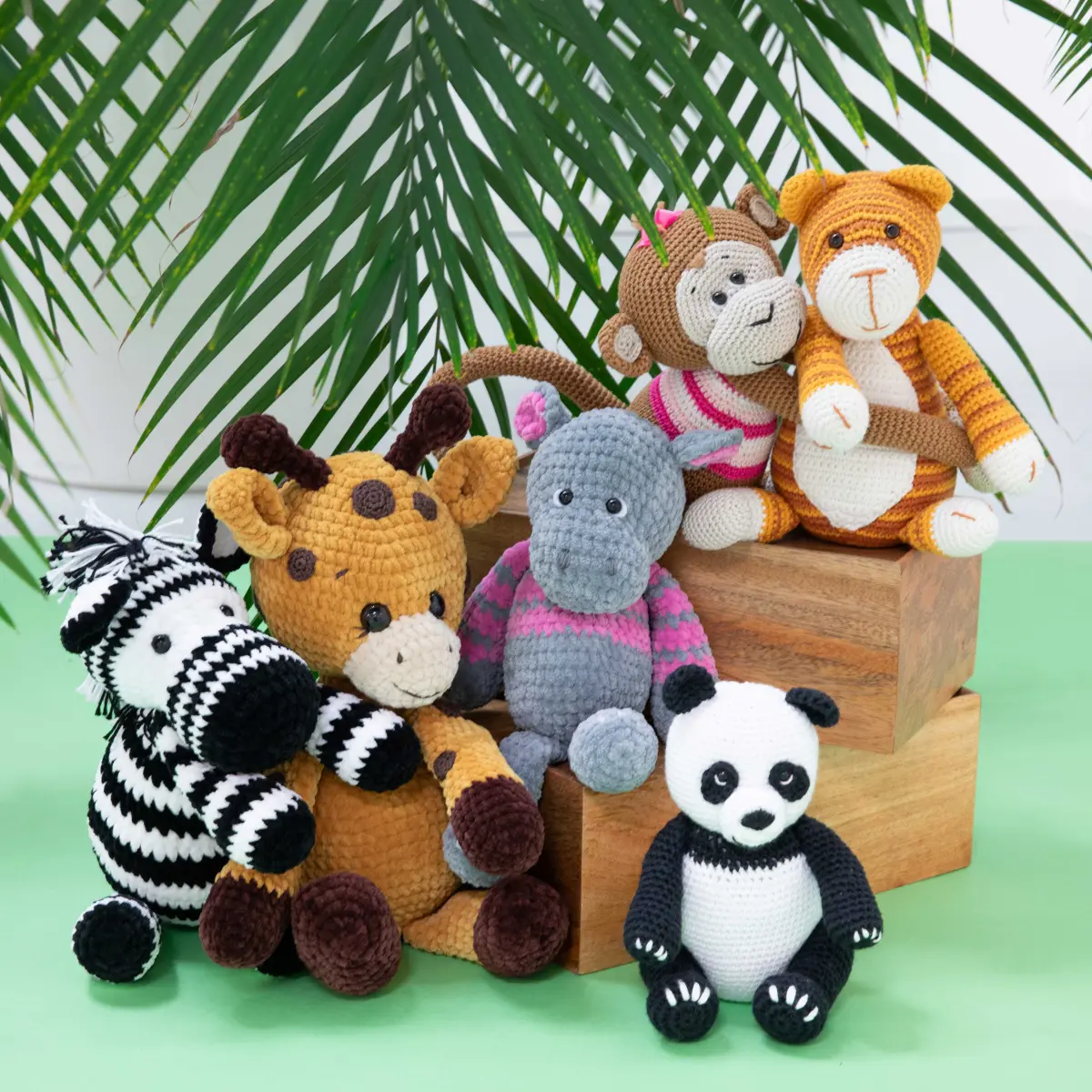 Häkeltiere, Häkelset in BOX