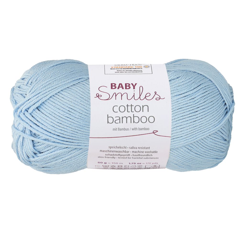 Baby Smiles Cotton Bamboo, 1054, hellblau