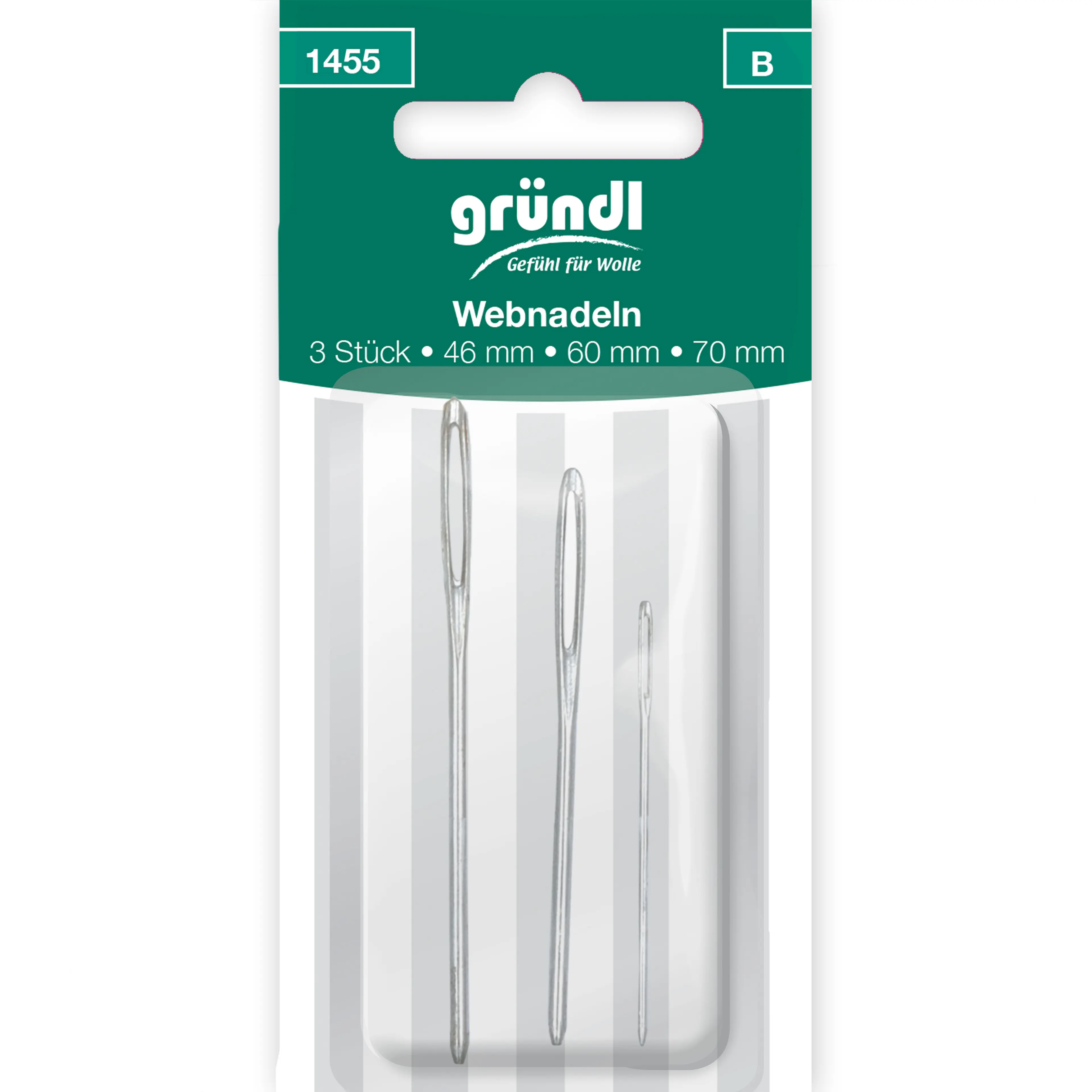 Webnadeln, 70/60/46 mm, Metall