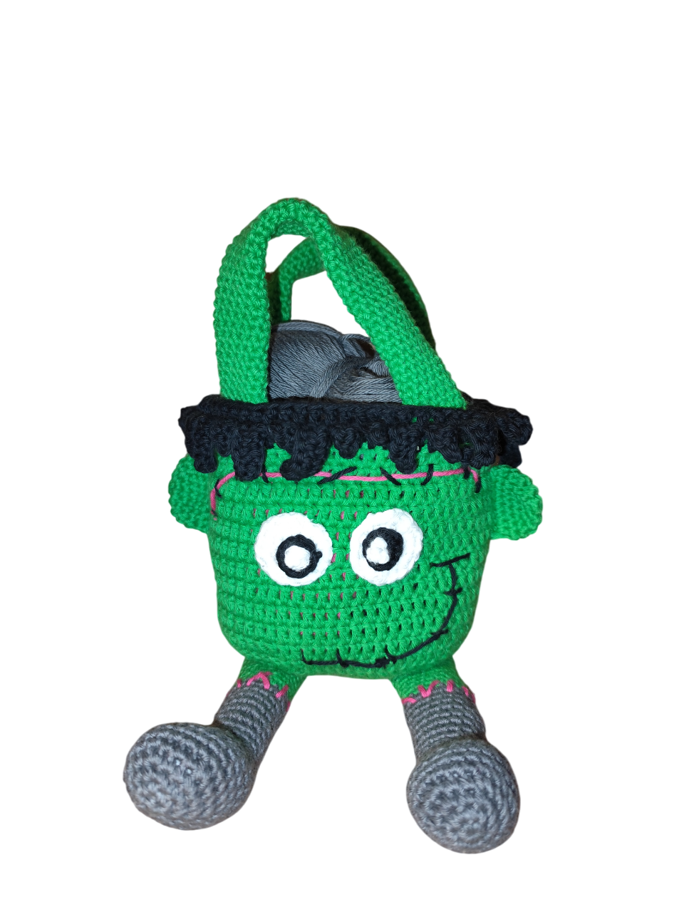Bonbon Tasche „Monster Franky“ – handgemacht für ein unvergessliches Halloween 🎃🧟‍♂️